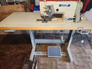 Швейная Protex (двушовная)-250$, торцевой нож Promtex -150$.