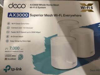 TP-Link Mesh WI-FI 6 Deco X60 (3-pack) (NOU in cutie)