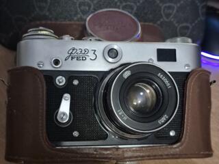FED 3 советский фотоаппарат фэд3 + Экспонометр Ленинград 44