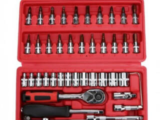 Набор инструментов, 46 единиц, головки 1/4 СОВЕТСКАЯ 1 А 6 БУТ