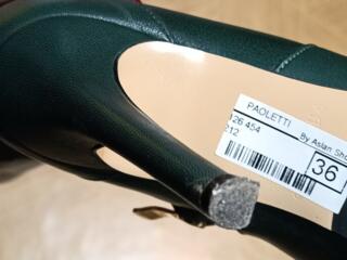 Кожаные сапоги 35-36р.