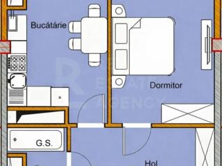 Vânzare, apartament, 1 cameră+living, bd. Mircea cel Bătrân, Ciocana