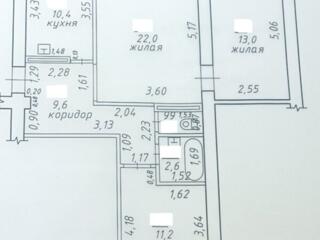 Продам 3-х ком. кв. 3/5 Борисовка г. Бендеры чешку.