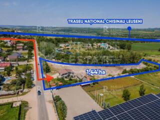 Vânzare teren industrial 1,44 ha – Sociteni, traseu Chișinău–Leușeni