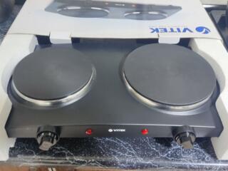 Продам новую двух конфорочная электроплита Vitek! Гарантийные чек