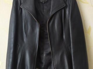 Кожаная (натуральная) женская куртка-жакет весна-осень р-р М (Турция)