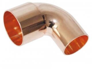 Отвод под пайку для медных труб, 90 градусов, д 15, 10шт. Бельцы