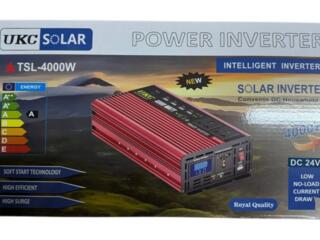 Инвертор 24В 220В 4000Вт для фуры, дома, дачи, офиса