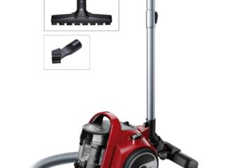 Aspirator fara sac bosch bgc05aaa2, 1.5l, 700w, 78db, rosu-negru