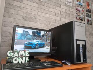 Быстрый комп, Монитор Asus, клавиатура. новая игровая мышкa
