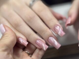 Красивое и аккуратное покрытие ногтей, наращивание, японский маникюр.