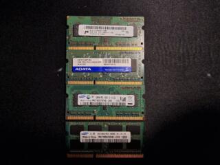 Оперативная память для ноутбука DDR2 и DDR3 (разные объемы)