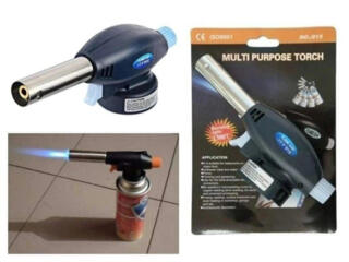 Газовая горелка с пьезоподжигом на классический баллон, новая  