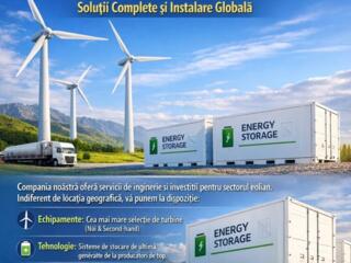 ️ Turbine Eoliene și Sisteme de Stocare