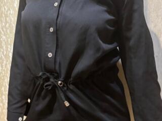 Чёрное женское платье. Размер 46-48