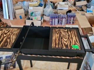 Мангал разборный, садж сковорода, плита для печей