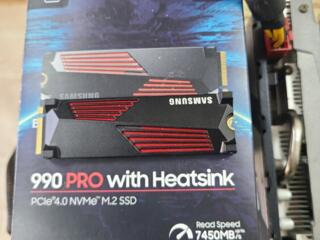 SSD 1Тб PCI-E 4.0*4, NVMe, Samsung 990 Pro - новый.