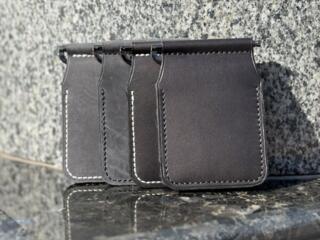 Кошелек - зажим для купюр ручной работы