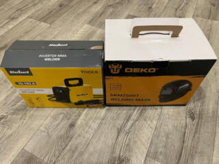 Сварочный инвертор Rebel MMA 10–140А + маска DEKO в подарок