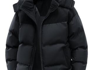 Мужская зимняя утепленная куртка с капюшоном новая размер 46 (М)