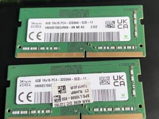 Продам 2 штуки RAM SO-DIMM DDR4 4gb 3200MHz