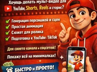 Научу создавать короткие +крутые мульты (аниме... )