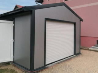Construim garaje auto pe structură metalică