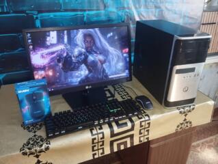 Шустрый 4-х ядерный ПК - ОЗУ 10 гб. Ssd+hdd монитор 22 дюйма