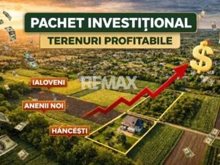 Pachet investițional terenuri Ialoveni, Anenii Noi, Hâncești