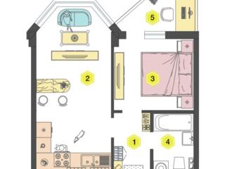 Однокомнатная квартира ЖК Алексеевский