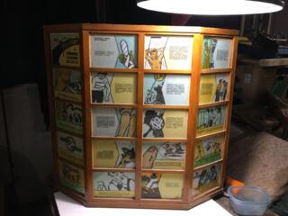 Стекляные слайды для информационного табло, времен СССР.