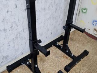 Стойки для штанги, скамейка для пресса