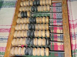 Детские счеты деревянные