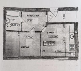 Просторная 1-КОМ Новострой 2/4 Мечникова
