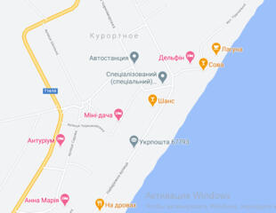 участок около моря Курортное