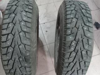 Продам пару колёс R15/205/70 зима YOKOHAMA