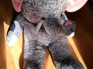 Большая мягкая игрушка - Плюшевый Слон 80 × 50 см.