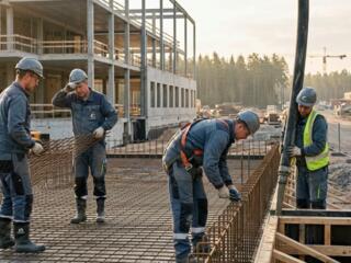 Идет набор бетонщиков на работу в Словакию. Зарплата 1700 евро!