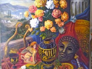 Картина. Живопись. \Греция. \ холст. масло.