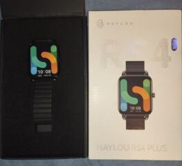 Смарт-часы Haylou RS4 plus SILVER (1.78' AMOLED 368x448pix, IP68, And/