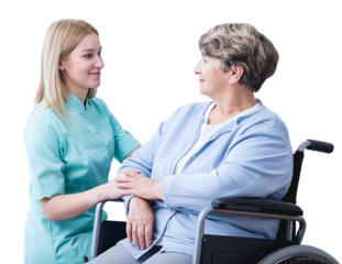 Требуется сиделка для пожилой женщины месяц!