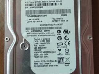 Продам жёсткий диск HDD 160 Gb (sata)