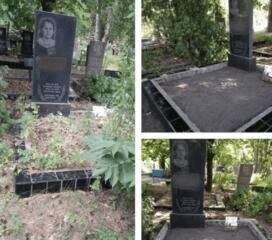 Уборка могил, Покраска памятников и скамеек.