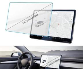 Защитное стекло 2шт на дисплей Tesla m3