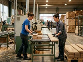 Производство паркетов в Польше. Нужно 2 женщины. Выезд 26 марта!