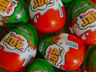 Коллаборация Киндер Джой и Майнкрафт