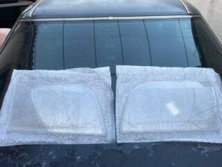 На W140 стекла (дорест, новые)