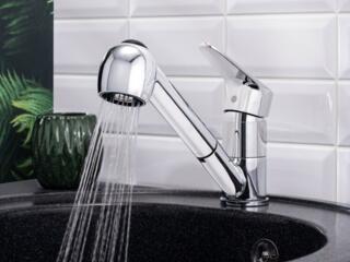 Для мойки немецкий смеситель, латунный, новый в коробке