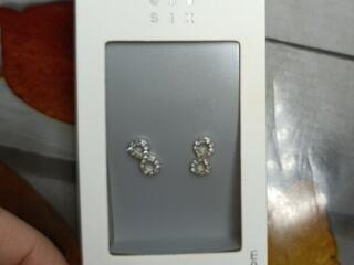 Серьги серебряные