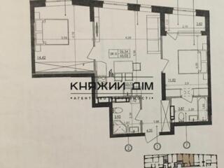 Продаж 2к. квартири ЖК Світло (Наддніпрянське шосе 2 А) Площа 65,03м2 